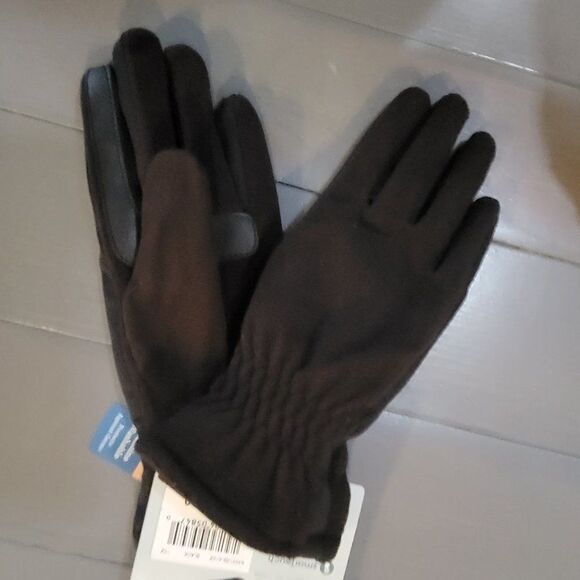 Women's isotoner SmartDRI Fleece Lined Gathered Gloves - Picture 6 of 8
